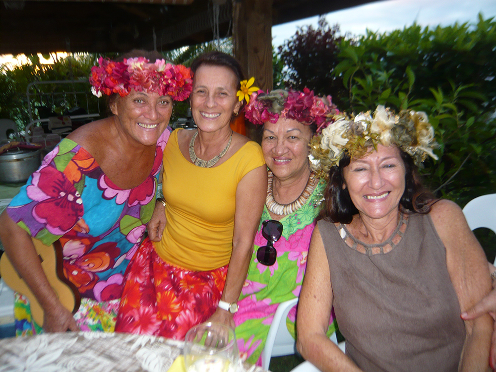 French Polynesia Learn More About Ka Iwak Loumoku Hawaiian   Tahiti1 Collage Elegant Tahitian Aunties 