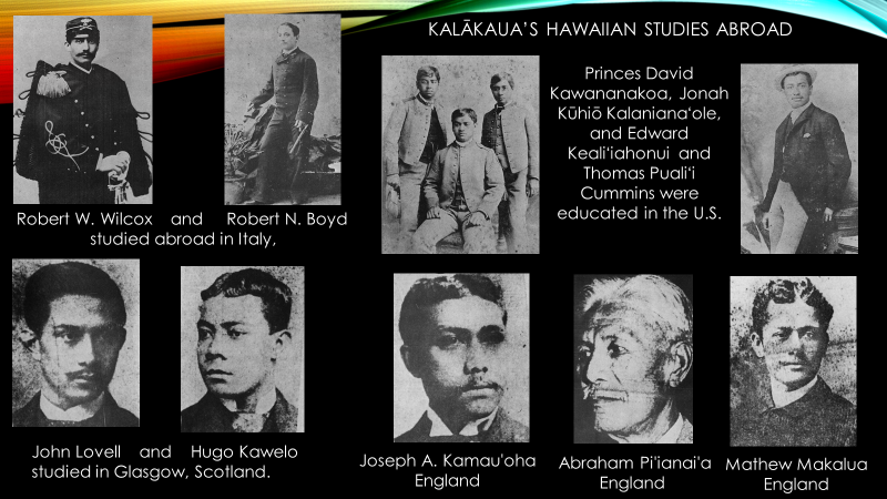Kalykaua s hawaiian studies abroad